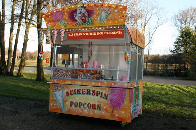 De Funworld suikerspinkraam